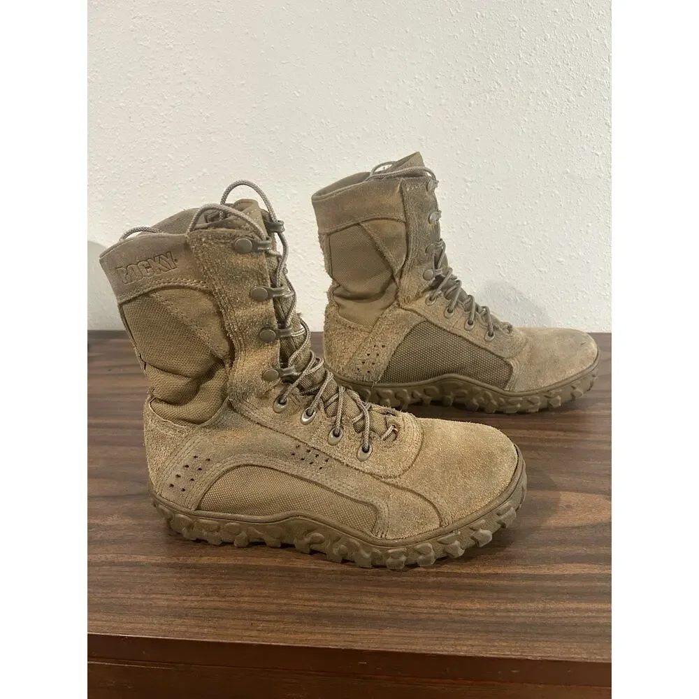 Rocky S2V Tactical Military Boots Steel Toe Coyote Size 6M Vibram USA Combat
